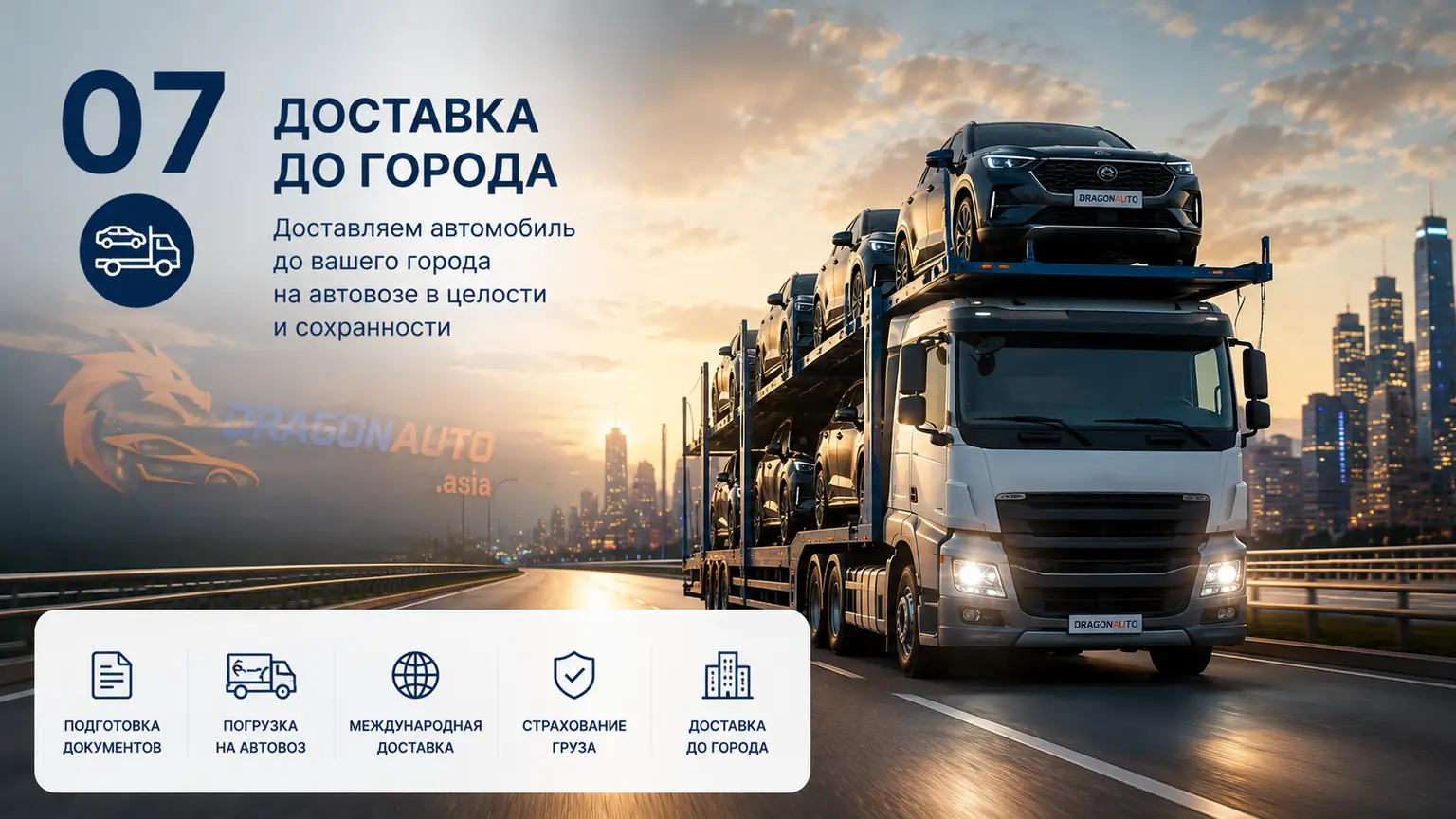 Передача автомобиля: этап 07 сделки DragonAuto